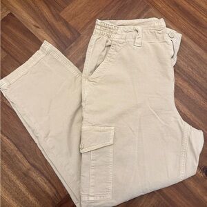 Women's Beige Cargo Pants (American Eagle)